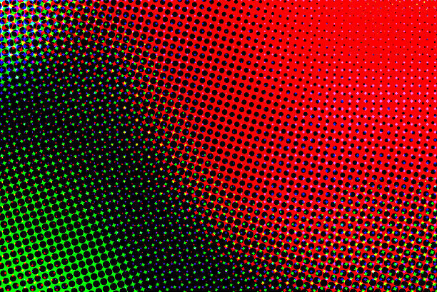 istock Artistic background wallpaper with color halftone effect 2243256415