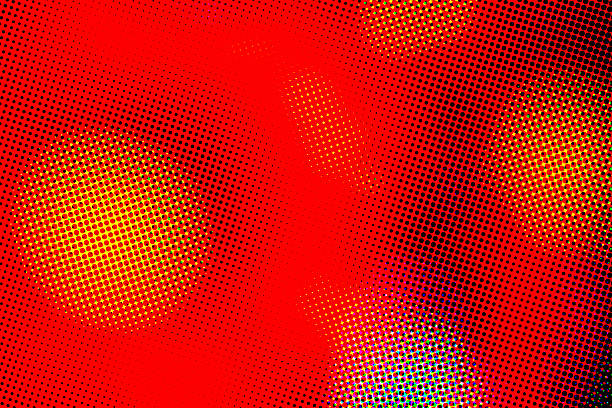istock Artistic background wallpaper with color halftone effect 2243256901