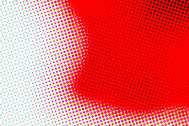 istock Artistic background wallpaper with color halftone effect 2243259093