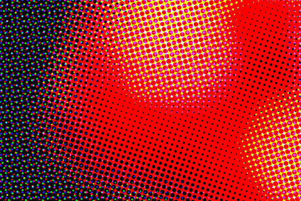 istock Artistic background wallpaper with color halftone effect 2243260099