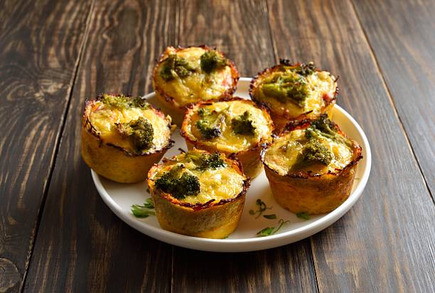 istock Healthy loaded egg muffins made with eggs, ham, broccoli, cheese 2243269130