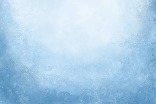 istock Winter blue watercolor background, hand painted texture. Abstract aquarelle light blue backdrop with stains and paint drops. Watercolor frosty background 2243278598