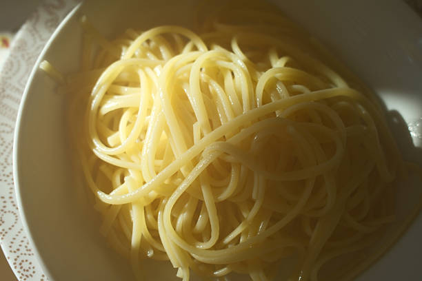 italian spaguetti pasta with nutritional fiber ready to eat