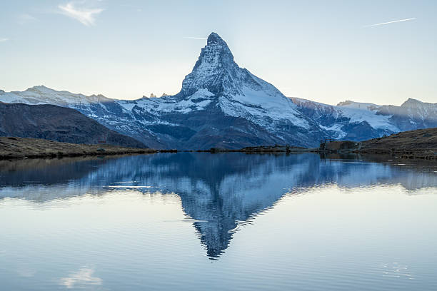 istock Matterhorn Mountain and Reflection in Lake Stellisee. Switzerland 2243291984