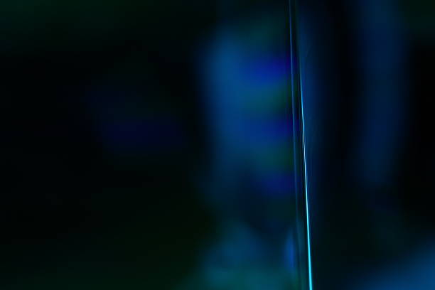 Dark scientific background, fantastic macro abstraction, geometric shapes