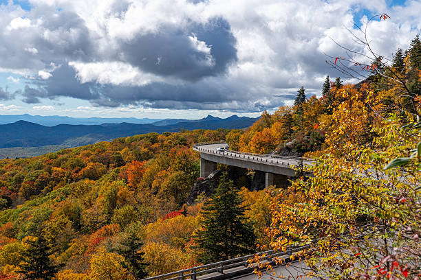 istock Linn Cove Viaduct During Autumn 2243303015