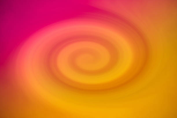 Abstract twist shape multi-colored background. Color spiral background.