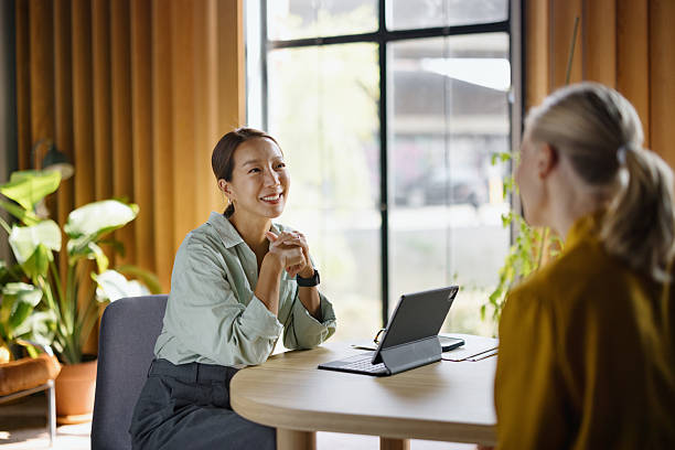 istock Businesswomen having a discussing about new project in office 2243310992