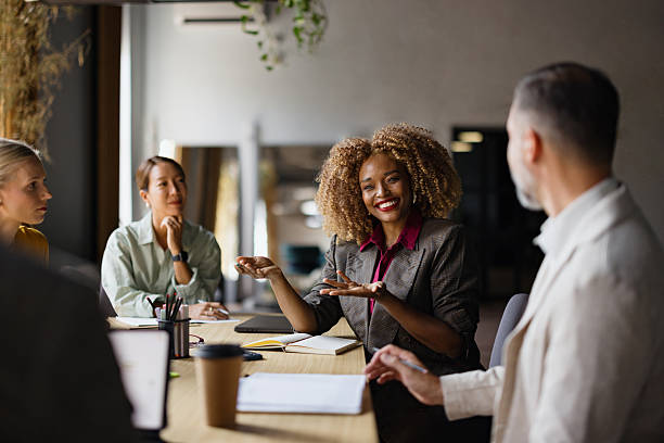istock Diverse business team collaborating in meeting room 2243311024