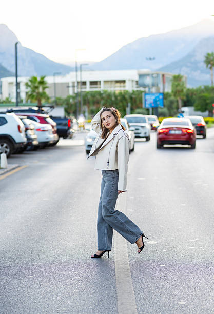 istock Street Style Confidence — Modern Woman in Motion 2243317349