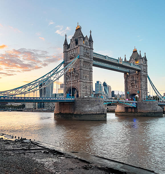 istock Tower Bridge with London Skyline at Sunrise 2243322388