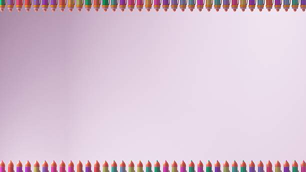 Blank pastel drawing paper frame on blackboard background