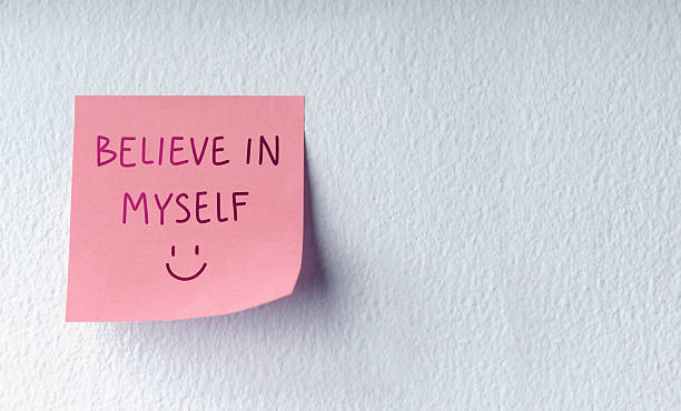istock Mind, Mental Health and Self Talk Concepts. a Sticky Note with the Positive Mindset 2243336744