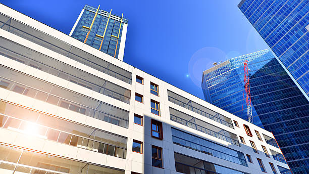 Modern office building detail