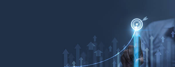 istock Businessman analyzing company financial balance sheet working with digital virtual graphics Businessman calculating financial data for long term planning investment growth goals, vertical 2243347719