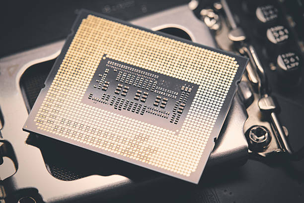 istock Main processor of 14. generation personal computer architecture real photo of chip 2243366356