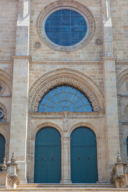 Ourense Cathedral west facade, Galicia, Spain. Catholic church dedicated to St Martin