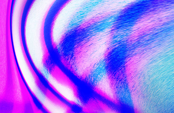 Abstract  colorful dynamic smooth shapes with soft grain blue purple texture background for web design, backdrop, brochure template, banner or poster design.