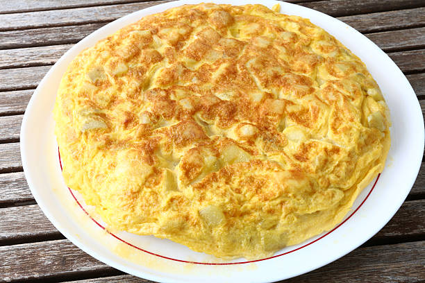 istock spanish egg omelette as typical lunch food 2243381474