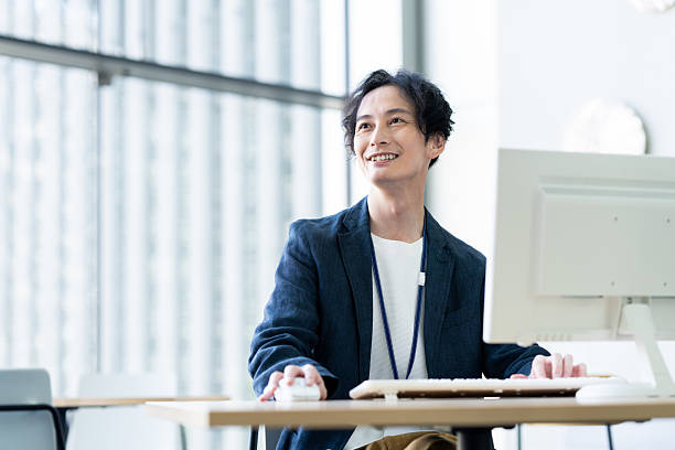 istock Male engineer working in the office 2243382599