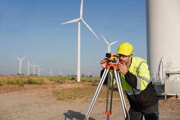 istock Engineers inspect wind farms, power generation systems, natural industries and environmental concepts, clean energy. 2243388336