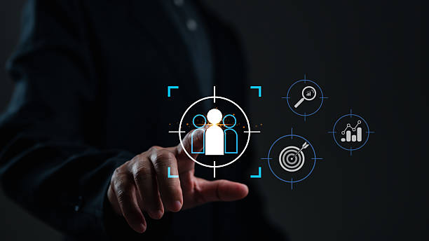 istock Business Person Hand Interacting with Digital Interface for Customer Focus Strategy 2243388390