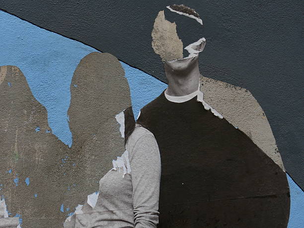 Nobody, torn poster, Paris, France