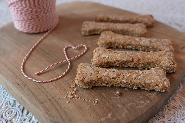 istock Homemade dog biscuits with baker’s twine heart 2243402945