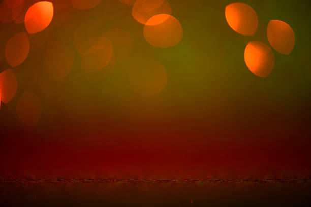 Abstract Defocused red Background