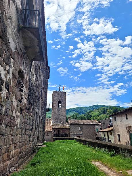 istock Ancient Stone Walls and Tower in a Spanish Medieval Town 2243408417