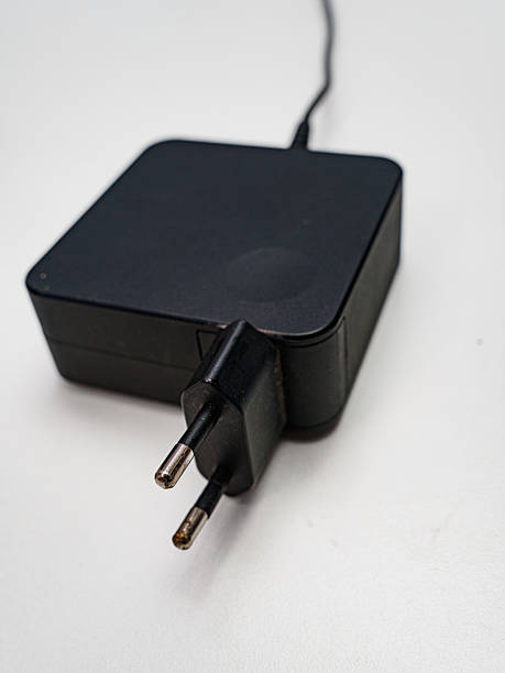 istock European Plug Adapter with Power Cord on White Background 2243408695