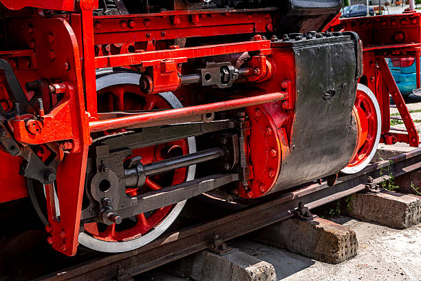istock Engine of the old locomotive 2243409439