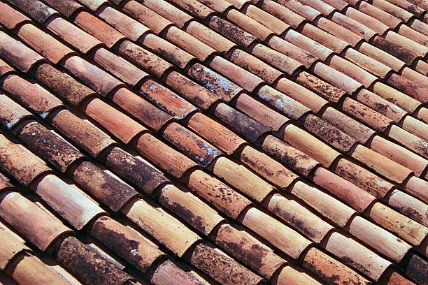 istock Old Barrel Roof Tiles 2243409598
