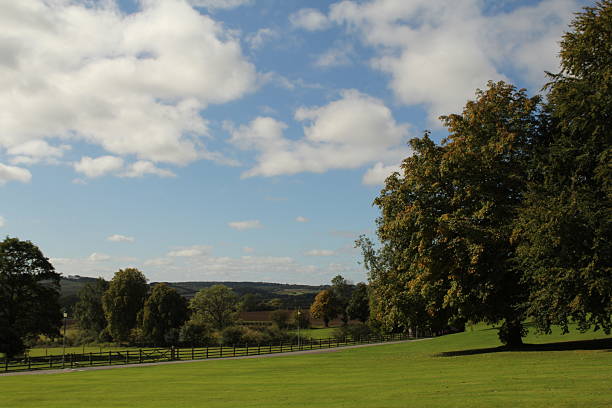 autumn landscape warwickshire midlands england uk