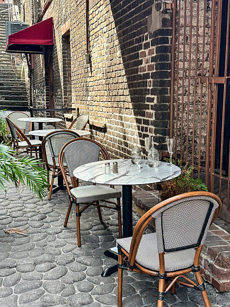 istock Cute little outdoor eating area 2243443571