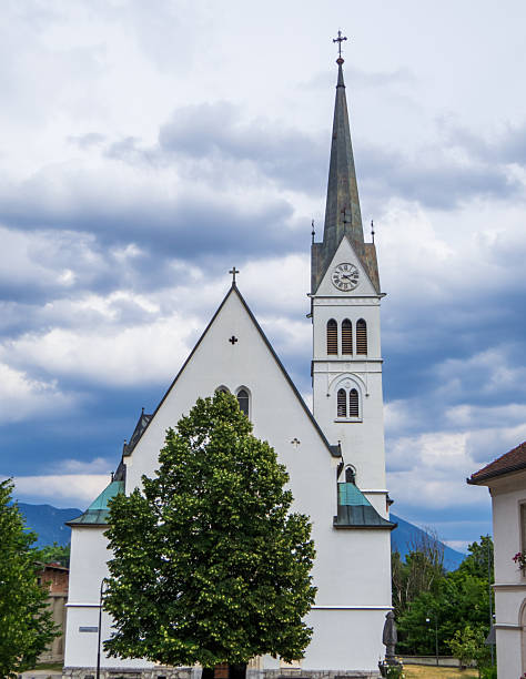 istock St. Martin Parish Church, Bled 2243453413