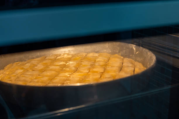 Baking baklava in oven