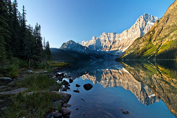 istock Morning Reflections at Chephren Lake 2243464096