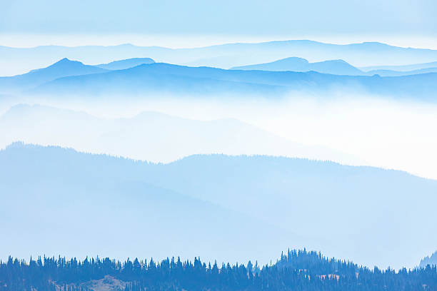 istock Dramatic Silhouette of Mazama Ridge from Skyline Trail 2243467438