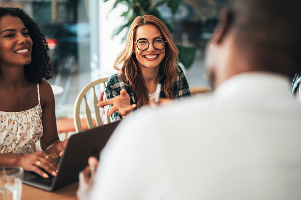istock Casual business discussion over coffee 2243468449