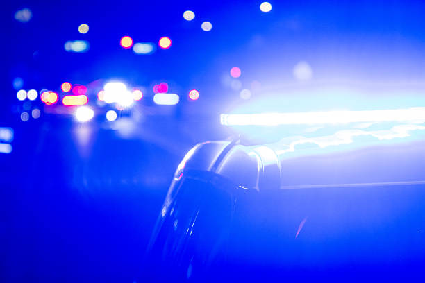 istock Police lights crime scene 2243470328