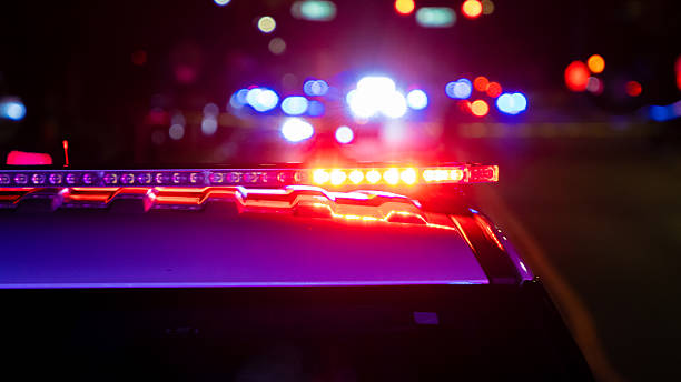 istock Police lights crime scene 2243470329