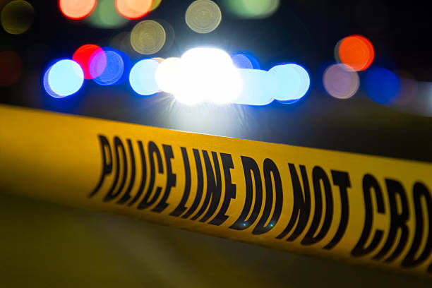 istock Police lights crime scene 2243470331