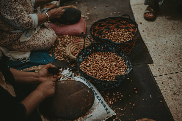 istock A typical Berber woman working in Morocco 2243474023