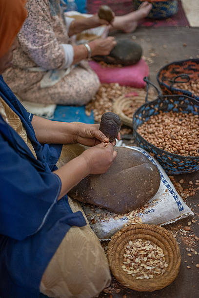 istock A typical Berber woman working in Morocco 2243474026