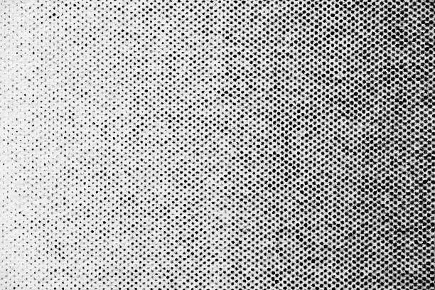 istock Macro Photo of Dense Halftone Dot Gradient on White Paper 2243481204