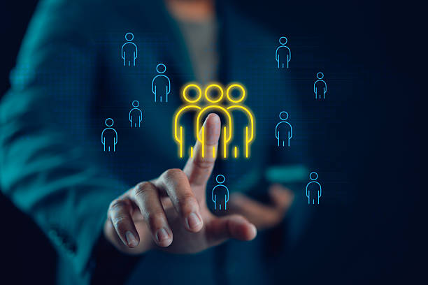 istock CRM concept with digital customer management interface and global network, ideal for showcasing customer relationship strategies, marketing automation and sales solutions. 2243486170