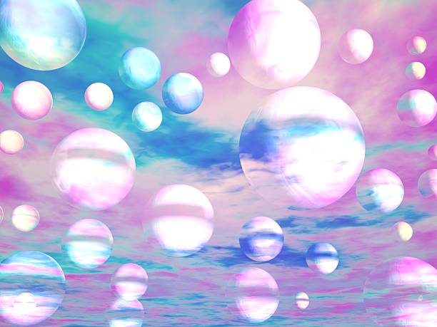 istock Fantastic landscape of Clouds and Bubbles 2243503760
