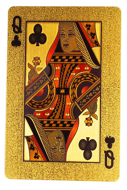 istock queen club gold card on a white background 2243507034
