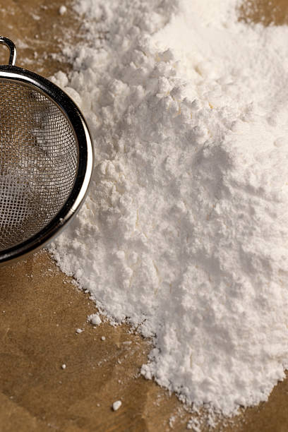 istock powdered sugar made from ground beet sugar, white crumbly powdered sugar made from natural beetroot is used in cooking 2243521719